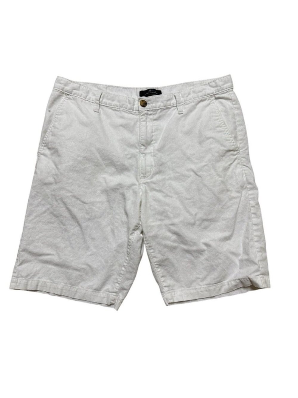 Marc Anthony White Linen Blend Shorts Men’s Size 36 Casual Summer